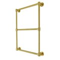 Kingston Brass 24" x 32" Wall Mount Towel Rack, Brushed Brass DTM322437